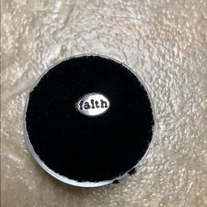 Never used origami owl “faith” charm